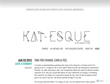 Tablet Screenshot of kat-esque.com